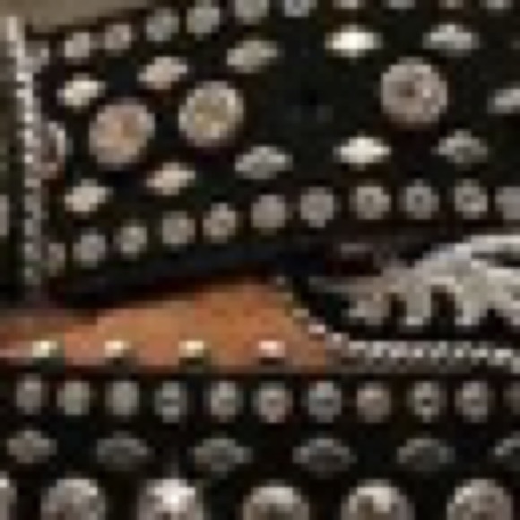 Nocona Belt Co Rhinestone Studded Western Belt main image 5